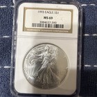 1993 American Silver Eagle Coin - NGC MS69 — photo 1