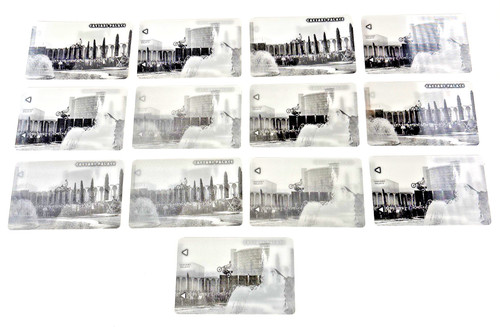Caesars Palace Hologram Room Key Lot of 13 Keys w/ Evil Knievel