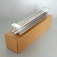Silver Aluminum 15 Dual Pass Transmission Oil Cooler 14 Npt Barb Two Fitting
