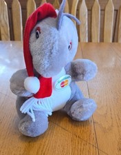 vintage Mastercard Mastervalues Steven Smith Advertising Plush Christmas Dino