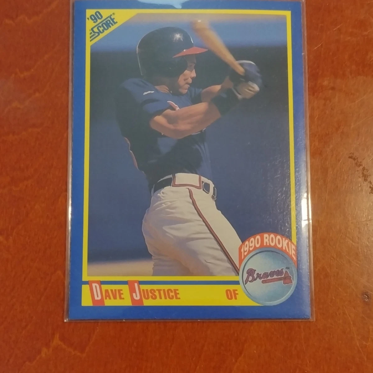David Justice 1990 Season Baseball Sports Trading Cards