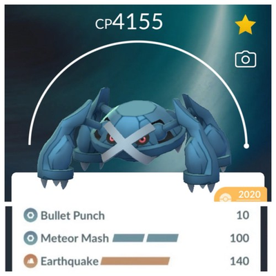 #ad Metagross Level 50 Legacy MMash 2 Charge PKMN Go Guaranteed Lucky 100% 2020 AU $17.20
