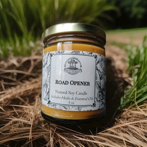ROAD OPENER Soy Candle For Opportunity& New Beginnings Hoodoo  Wicca Pagan 