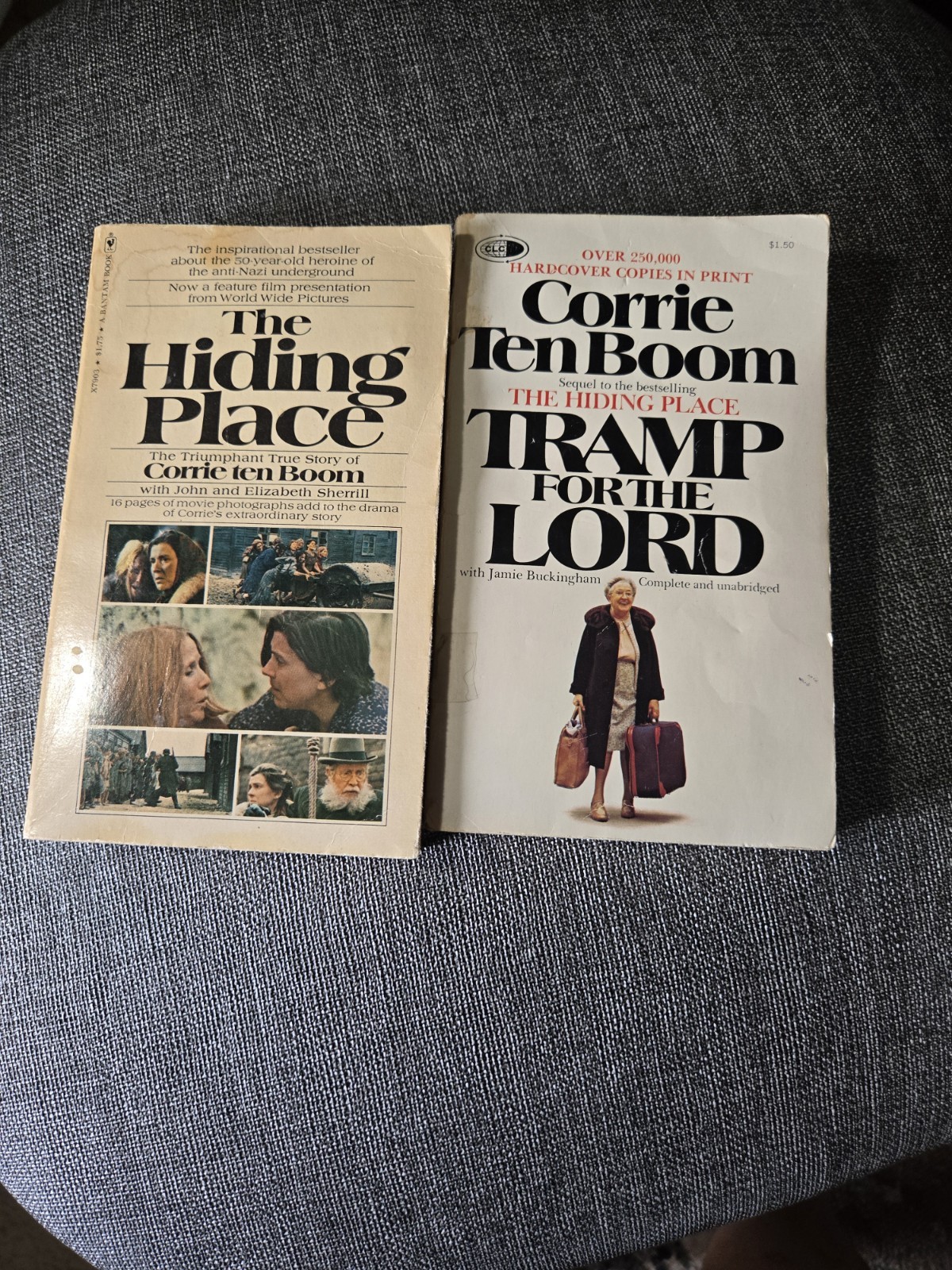 Corrie Ten Boom The Hiding Place & Tramp for the Lord Abridged Paperback
