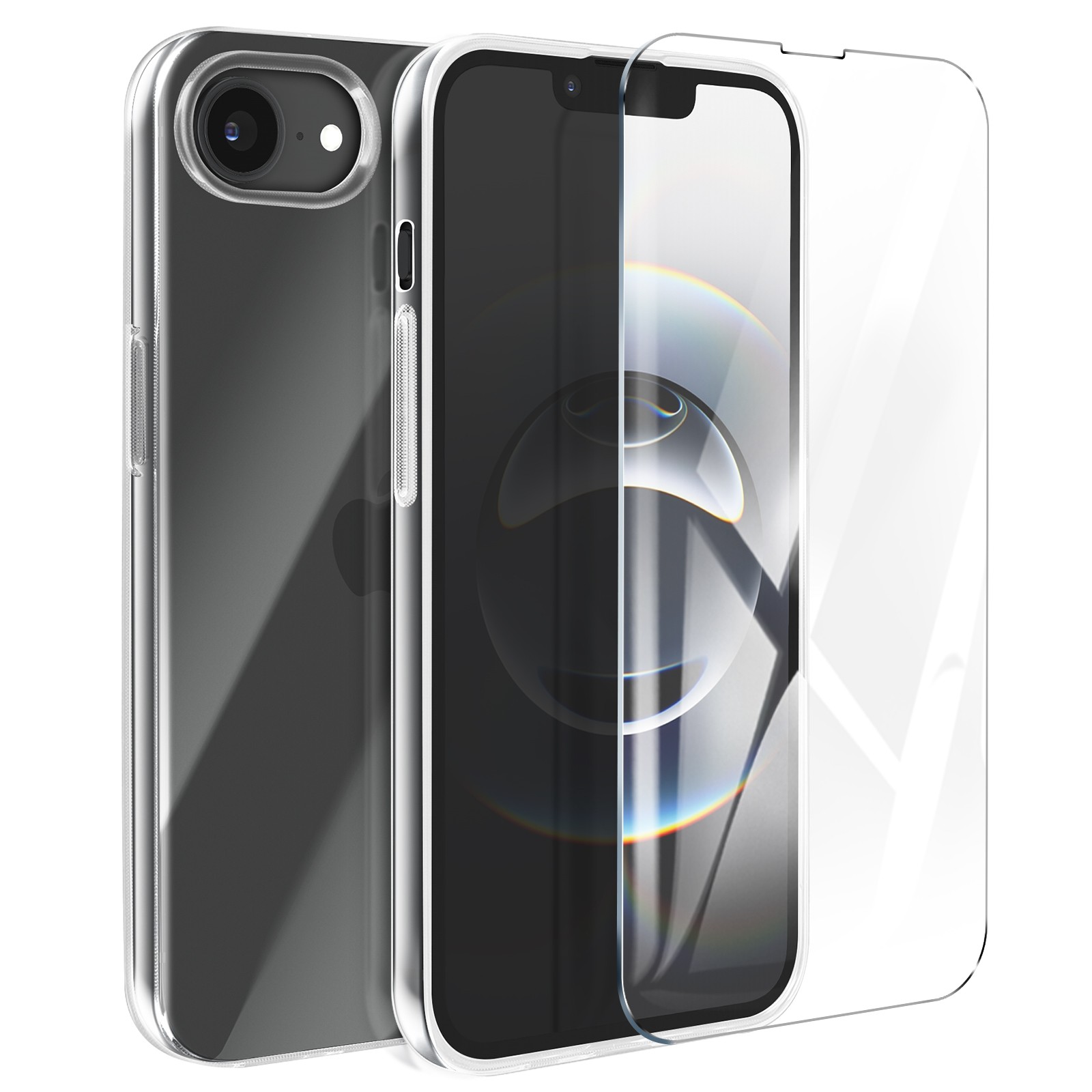 Coque iPhone 16e Avizar en silicone transparent haute résistance