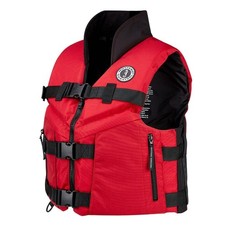Mustang Accel 100 Foam Fishing Vest XL Red-Black MV462602-123-XL-216
