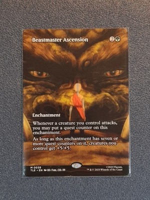 MTG Beastmaster Ascension - Borderless - TLE - Near Mint+ Condition