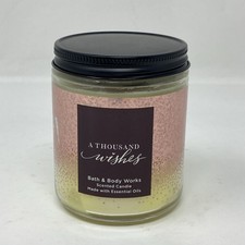 NEW A Thousand Wishes Single Wick Candle 7 oz Bath & Body Works