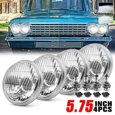 4pcs For Chevy Impala Bel Air 1962-1975 5.75 5-34 Led Headlights Hilo Beam 4pcs For Chevy Impala Bel Air 1962-1975 5.75 5-34 Led Headlights Hilo Beam