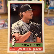 2025 Topps Heritage - Drew Thorpe #334 Chrome (RC)