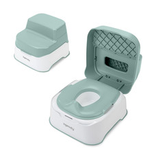 Prepare to Potty 3-In-1 System - Potty Training Toilet, Topper, Step Stool, Easy