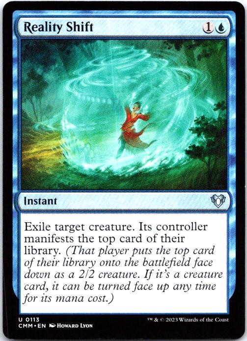 Reality Shift 113 Uncommon Commander Masters Magic: The Gathering Near Mint