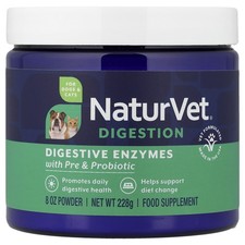 Digestive Enzymes  Pre  Probiotic, For Dogs  Cats, 8 oz 228 g 