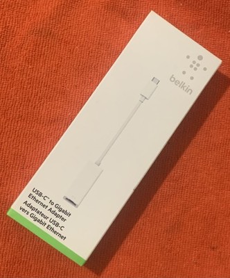 Belkin USB-C auf Gigabit Ethernet Adapter - Original Apple kompatibel - Brandneu