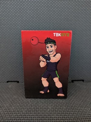 TEKXYZ Boxing Reflex Ball with 2 Difficulty Level Balls & Headband New Red Black