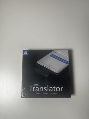Timekettle Zero Translator Device for iPhone IOS - Black - NEW