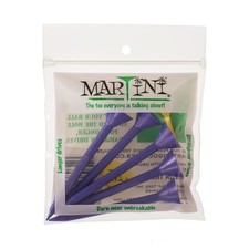Martini Golf Tees 3-1/4" Durable Plastic Tees 5 Pack , Purple
