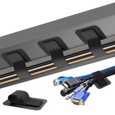 Cable Management Under Desk,  Up to 15 Cord   Enhanced Wire Holder  Cord Organ...