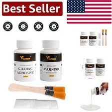 Gilding Adhesive Varnish Set - Non-Toxic 200ml Gold Leaf Solution