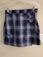 Dennis Uniform Dunbar Plaid Skort 3521 Size G10 List 47 