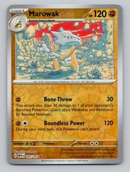 Marowak 105/165 Reverse Holo Scarlet & Violet 151