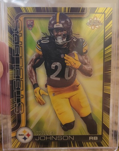 2025 Topps Chrome Kaleb Johnson Base (RAW)