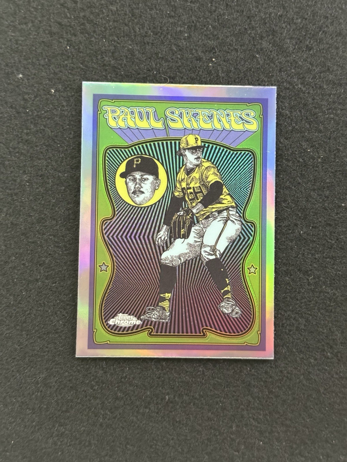 PAUL SKENES 2025 TOPPS CHROME ULTRA VIOLET ALL-STARS SSP PIRATES A Q4450