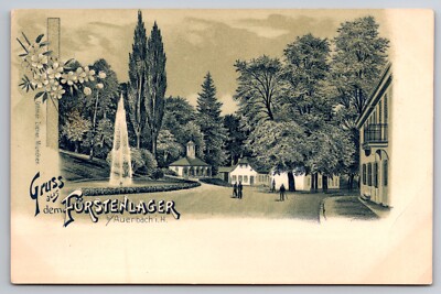 Gruss Aus Dem Fürstenlager b/ Auerbach i.H. Bensheim Germany c1905 Postcard