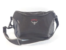 Osprey Torque Crossbody Travel Hiking Laptop Messenger Shoulder Bag Black & Gray