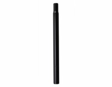 ABSOLUTE 25.8 OUTER DIAMETER BICYCLE ALLOY SEATPOST PILAR 350MM LONG IN BLACK.