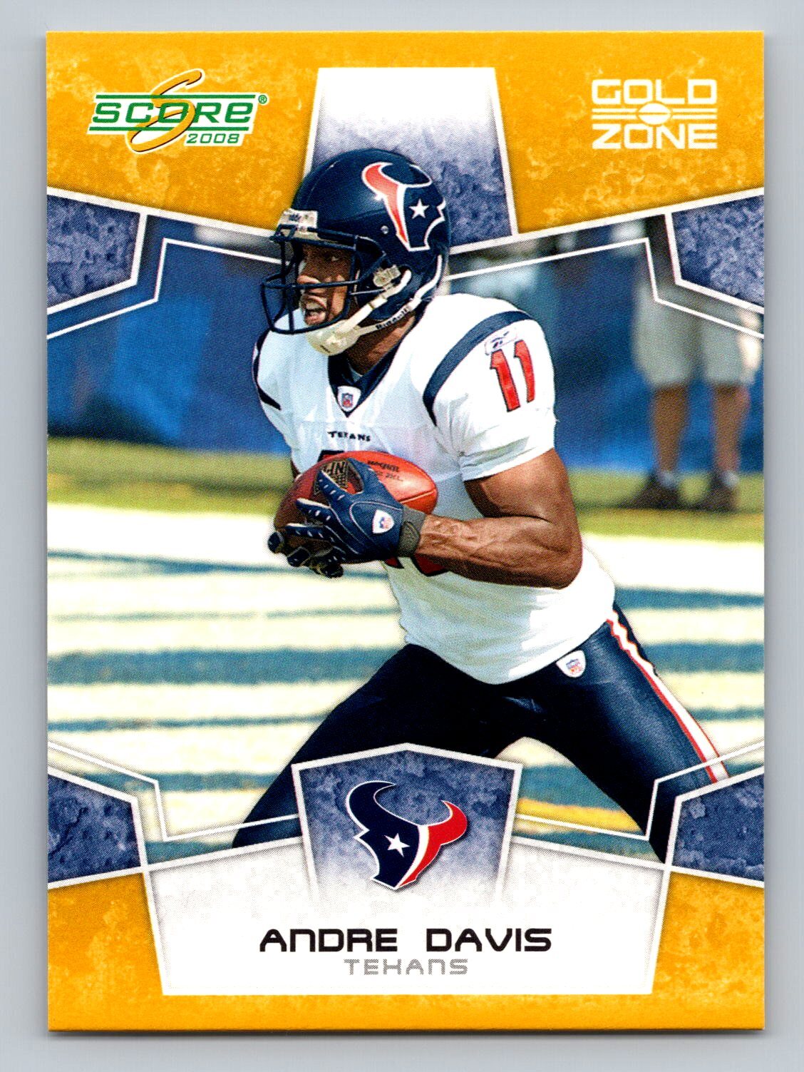 2008 Score Gold Zone #122 Andre Davis Gold Zone NM/MT