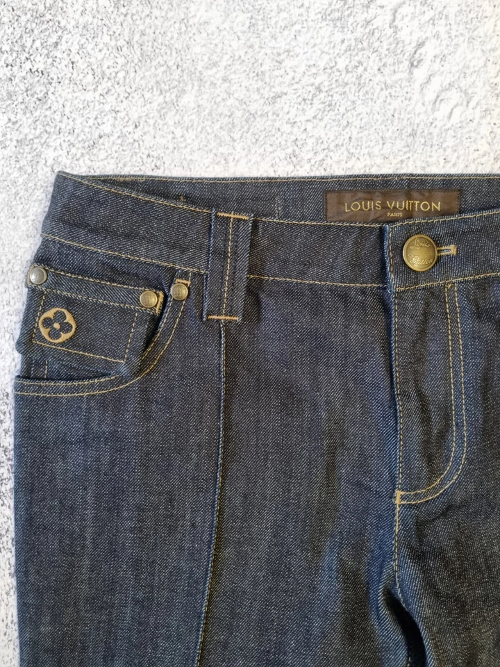 Pantalones capri vaqueros vintage Louis Vuitton, talla 36 Foto 3 de 4