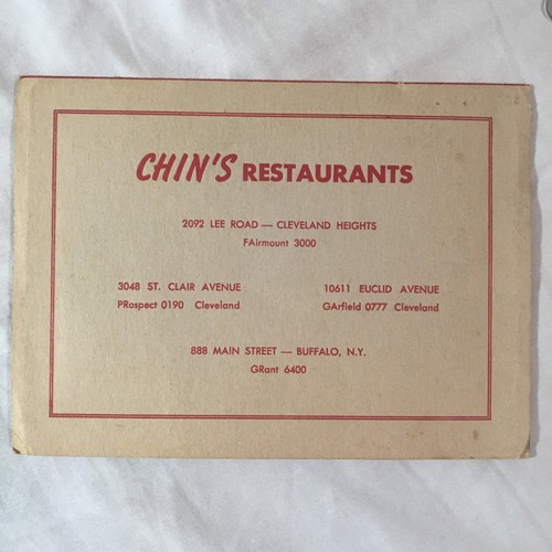 Vintage Photo Card Holder CHINS Restaurant Promo Picture Frame w/ Heirloom Photo - Picture 8 of 8