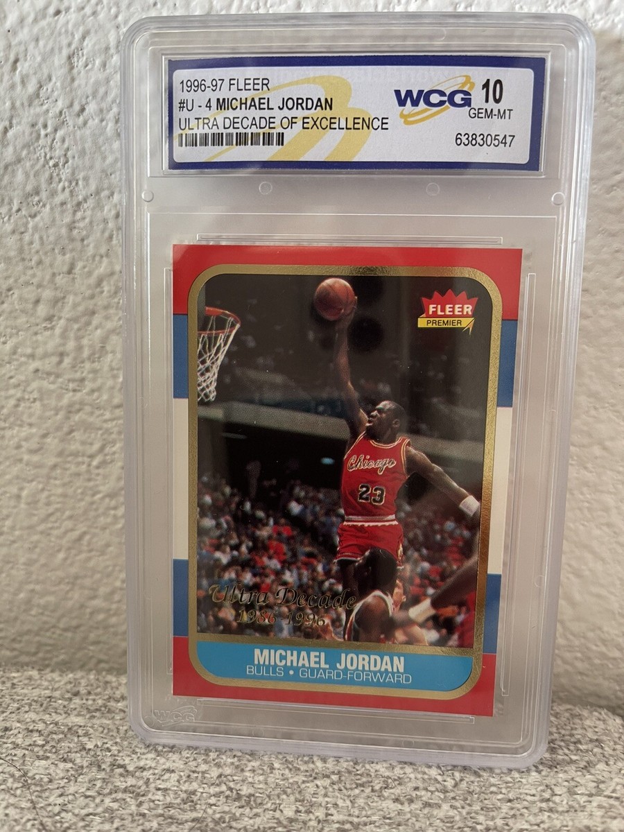 MICHAEL JORDAN 1996-97 Fleer ULTRA DECADE Excellence Rookie