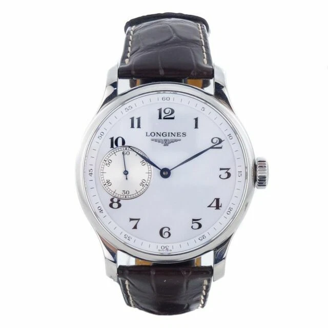 Stainless Steel Band Stainless Steel Case Longines Master Wristwatches