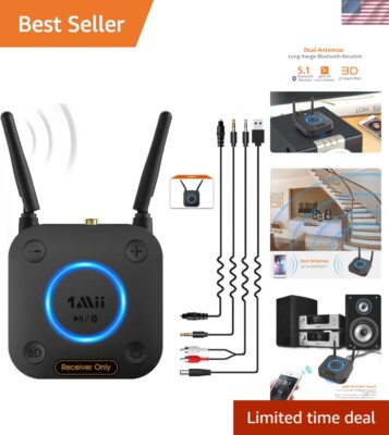 Upgrade Your Sound: B06 Pro Bluetooth 5.1 Receiver with 3D Audio Functionality