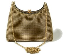 Evening clutch metal mesh Party Prom Wedding Banquet Handbag USA Stock
