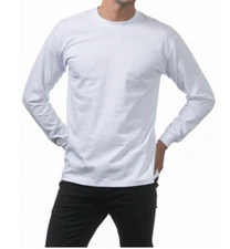 Pro Club Men s Heavyweight Cotton Long Sleeve Crew Neck T-Shirt