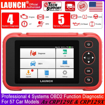 Launch CRP129i OBD2 ABS SRS Code Reader Scanner Diagnostic Tool TPMS Oil EPB SAS
