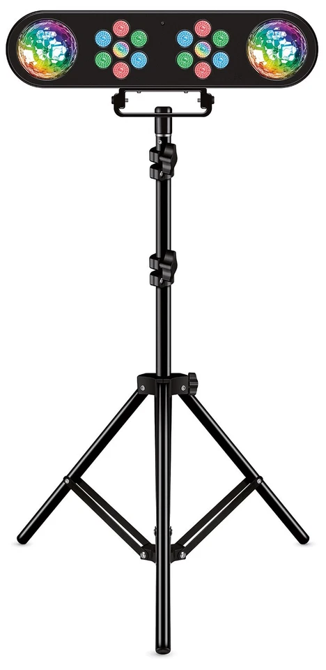 CFX Partyvibe 2 PAR-T Bar LED Party Bar and Stand Kit DJ Gig Lighting RGB Disco - Image 2 of 4