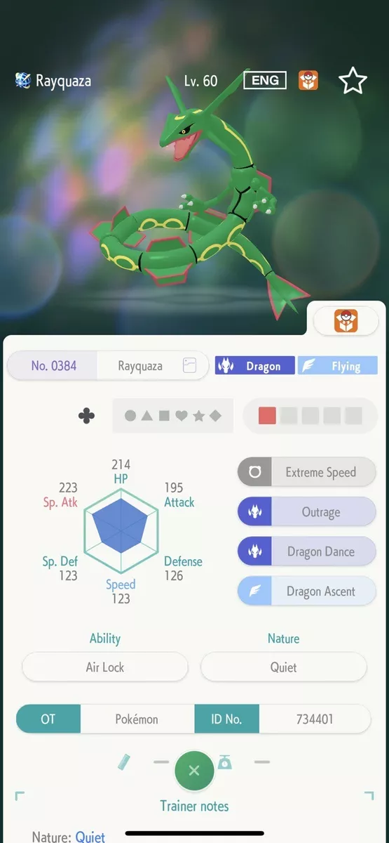 Rayquaza - #0384 -  Pokédex