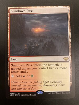 Sundown Pass 266/277 MTG Innistrad: Crimson Vow Set Rare Card NM English |  eBay