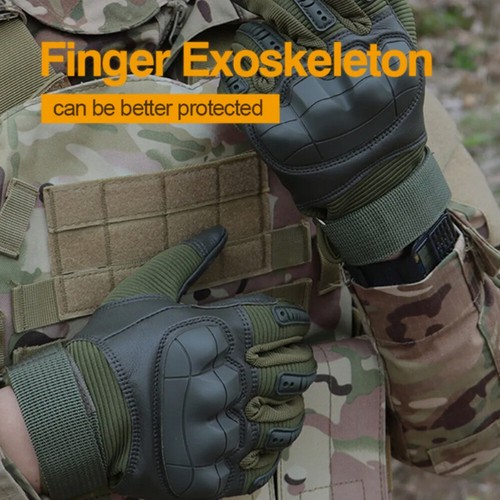 Full Finger Tactical Motorcycle Gloves Touch Screen Breathable Motorbike Riding - 第 2/21 張圖片