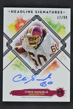Chris Samuels 2023 Topps Motif Headline Signatures Auto /99 Washington #HS-CS