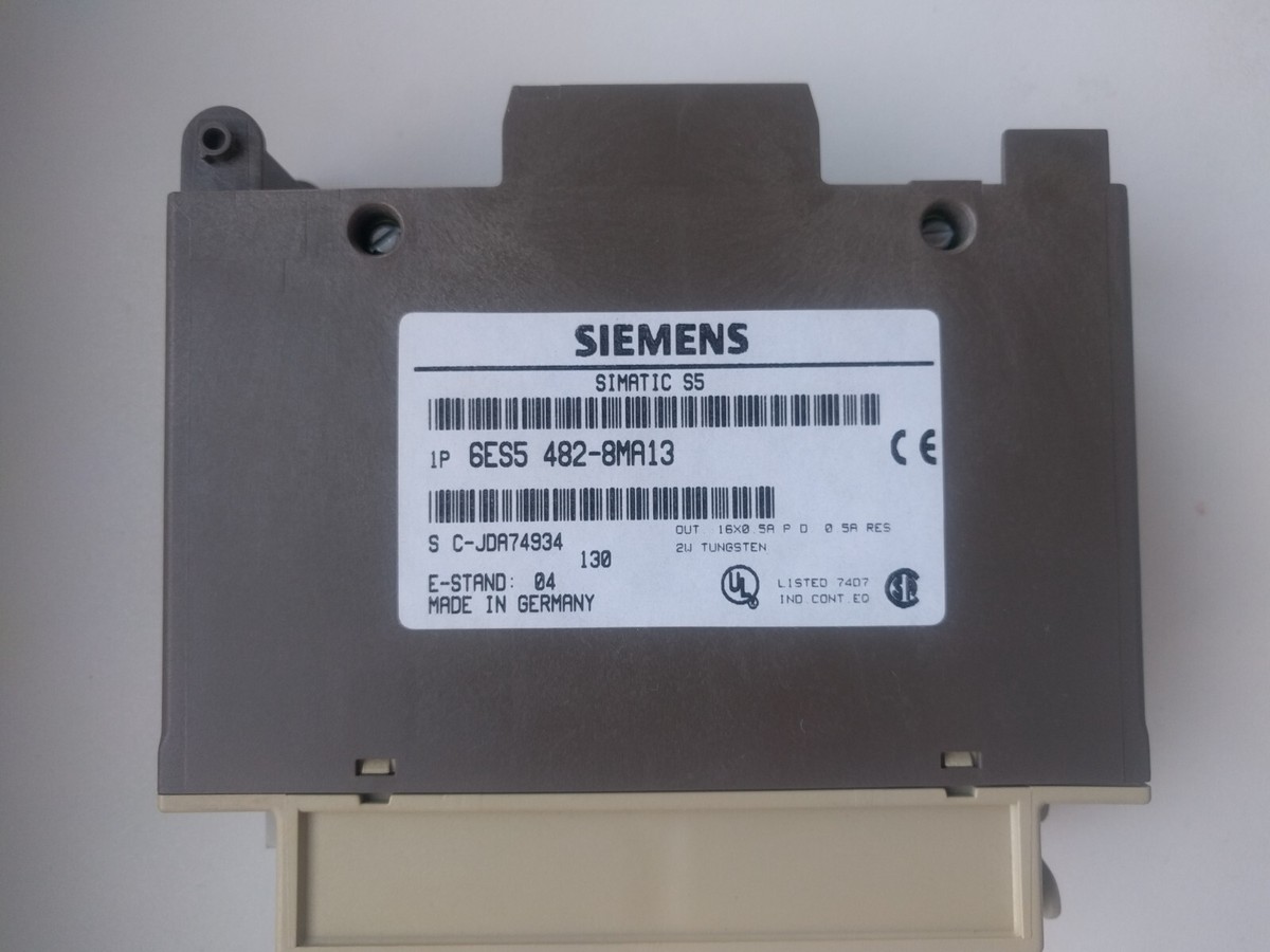 電源ユニット Siemens SIMATIC S5-100U 6ES5 482-8MA13 Siemens Simatic S5 6ES5 482-8MA13 | eBay