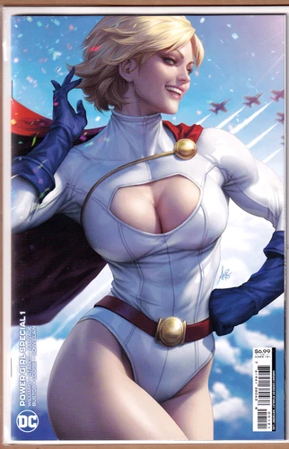 POWER GIRL SPECIAL #1 ARTGERM VARIANT CARD STOCK DC 2023 NM