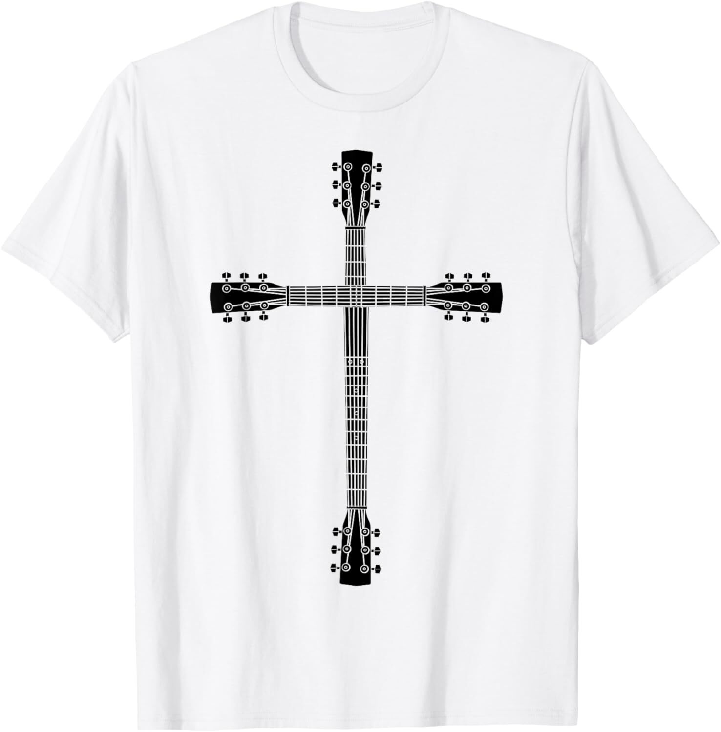 Cool Christian Guitar Cross | Funny Musician Guitarist Gift T-Shirt Hoodie