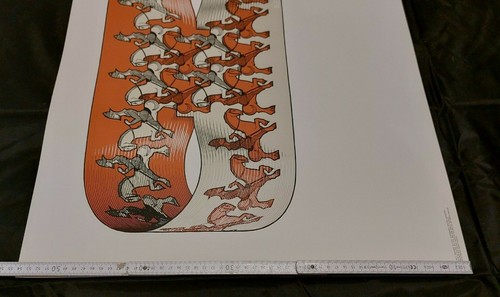 M.C. Escher Reiter ca. 64cm x 54cm Poster Bild / Horsemen / Cordon Art - Picture 5 of 6