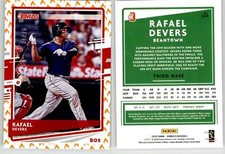 Rafael Devers 2020 Donruss On Fire Emoji Beantown Variation #164 /75 Red Sox
