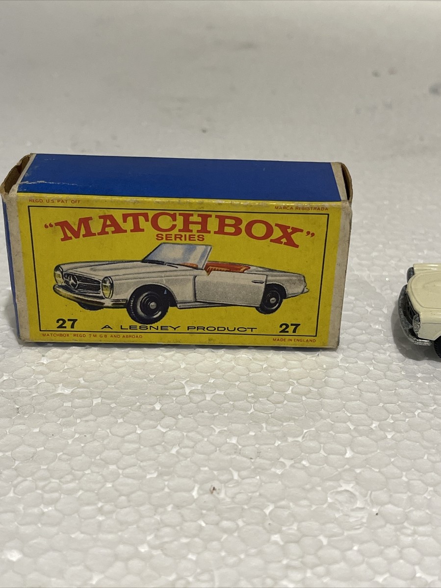 Original 1960's Matchbox Lesney #27 Mercedes-Benz 230SL | eBay